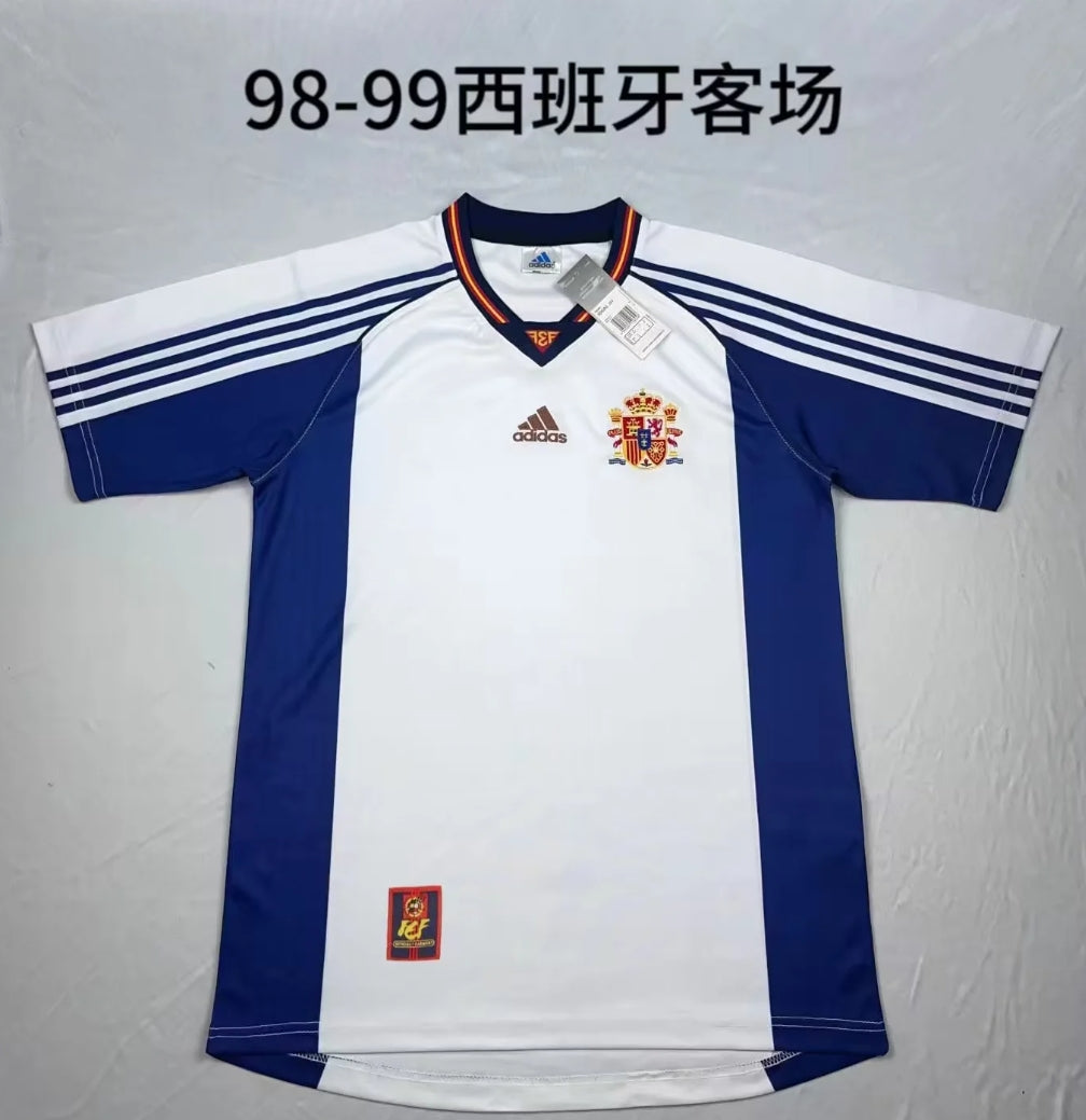 Spain Retro Soccer Jersey Away Replica World Cup 2010 Unboxing Review